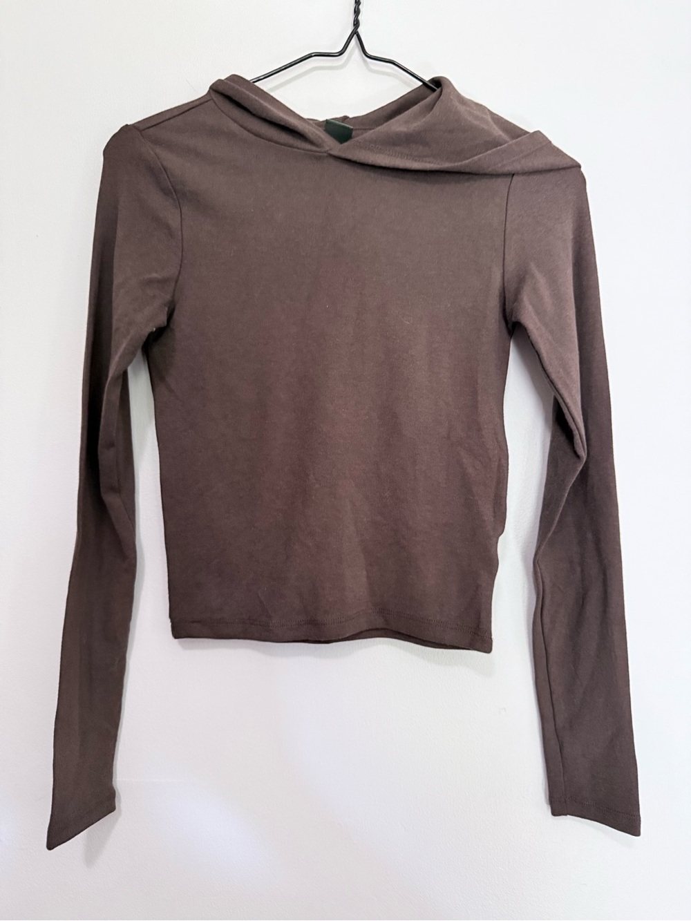 NWT wild fable Brown Long Sleeve Hooded Top